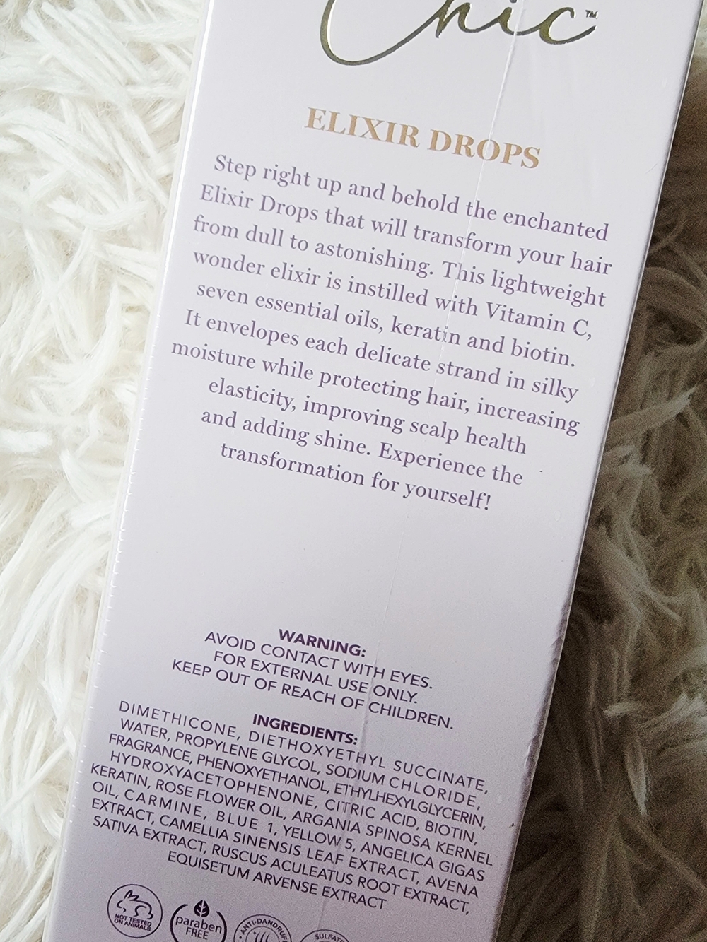 Le Chic 4-Piece Bundle: Repairing Caviar Set, Elixer Drops And Ceramic Flat Iron - Picture 10 of 16